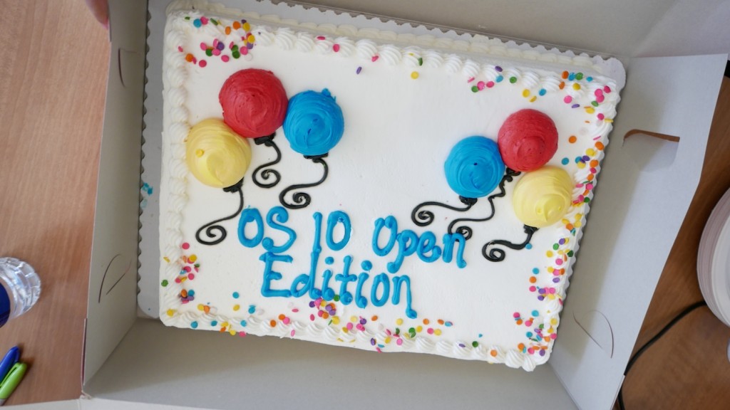 OS10 Open Edition - the cake