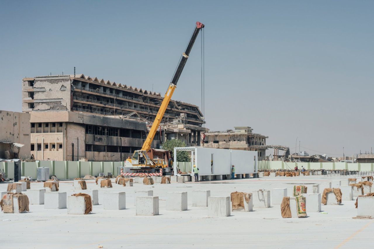 hospital reconstruction in Mosul Iraq