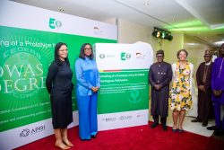 Vice President Damtien Tchintcibidja and Economic Community of West African States (ECOWAS) members